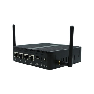 4Lans 2.5G Không Quạt Mini PC Intel Celeron J4125 HD RS232 COM Win10 Linux Intel UHD Đồ Họa 600 Công Nghiệp Tường Lửa Router PC - Product Image 6
