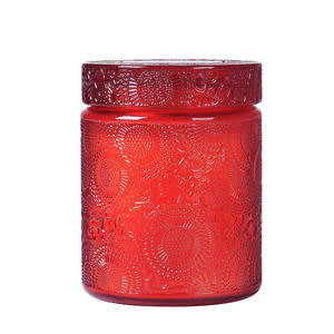 Bougie artisanale en cire <span class=keywords><strong>de</strong></span> soja sans fumée, motif moderne en verre, pour l'aromathérapie, ornement décoratif, cadeau idéal pour les fêtes, Pâques, Diwali - Product Image 2