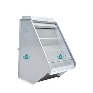 Venta caliente Tratamiento de aguas residuales filtro inclinado hidráulico tamiz malla aguas residuales pantalla estática