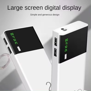 Batterie externe portable 20000 mAh avec logo OEM, chargeur mobile LED, sortie 10W – Cadeau idéal - Product Image 4