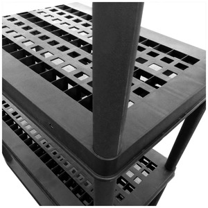 <strong>5</strong> <strong>Tier</strong> <strong>Plastic</strong> Shelf <strong>Shelving</strong> Shelves Rack Racking <strong>Plastic</strong> Garage <strong>Shelving</strong> Storage <strong>Unit</strong> - Product Image 5