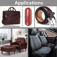 Tissu en cuir PVC gaufré à succès pour l'automobile, les motos, les canapés, les sacs, avec un dos en tricot, résistant à l'abrasion