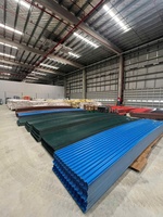 Tuiles de toiture en résine composite PVC moderne, imperméables, ondulées, pour villas et hôtels