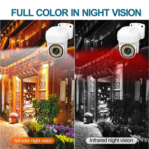Caméra de sécurité réseau Wifi avec vision nocturne couleur, étanche IP66, 4MP, 5MP, 8MP HD, audio bidirectionnel, kit NVR POE PTZ - Product Image 5