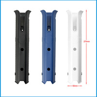 Rangement pratique canne à pêche et porte-boisson couteaux à filet en plastique et porte-pinces pour bateau ou ponton état neuf