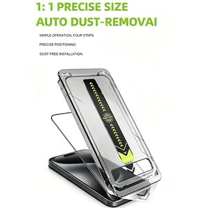 Protector de Pantalla Antipolvo HD/Antiespía para <span class=keywords><strong>iPhone</strong></span> 17 Air 16E 16 15 14 13 <span class=keywords><strong>Pro</strong></span> <span class=keywords><strong>Max</strong></span> 11 Plus, Película Protectora de Privacidad de Vidrio Templado - Product Image 3