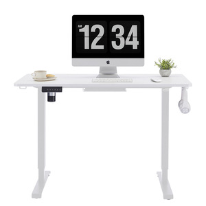 Electric Height Adjustable Standing Desk 120cm Memory Function <b>Computer</b> <b>Office</b> Desk With Headphone Stand - Product Image 2