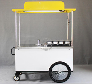 Chariot à hot-dogs d'extérieur, <span class=keywords><strong>vélo</strong></span> cargo, chariot alimentaire mobile de dernière génération, tricycle électrique multifonctionnel - Product Image 4