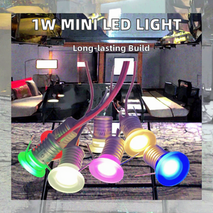 Projecteur LED moderne en aluminium Super Mini 1W Plafonnier encastré <span class=keywords><strong>extérieur</strong></span> 12V Découpe 13mm Downlight LED réglable - Product Image 2