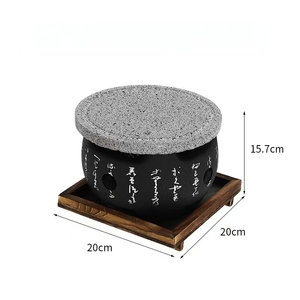 <span class=keywords><strong>Pierre</strong></span> <span class=keywords><strong>de</strong></span> cuisson pour steak Lava Steak, planche en <span class=keywords><strong>pierre</strong></span> chaude avec mini <span class=keywords><strong>barbecue</strong></span> au <span class=keywords><strong>charbon</strong></span> <span class=keywords><strong>de</strong></span> bois <span class=keywords><strong>de</strong></span> style japonais - Product Image 5