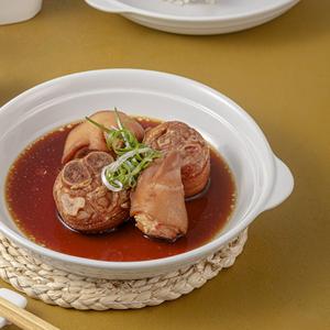 จานเซรามิกยาวถ้วยจานพอร์ซเลนสองหูสำหรับเสิร์ฟบุฟเฟ่ต์ - Product Image 5