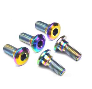 Tornillo de Disco de Freno de Aleación de Titanio, Apto para Modificación de Piezas Suzuki, Tornillo de Pastilla de Freno M8*22, Accesorios para Moto - Product Image 2