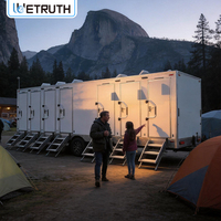 Wetruth Remorque Sanitaire Mobile VIP Personnalisée de Luxe, Promotion des Toilettes Portables