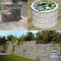 Clôture en gabion galvanisé soudé, protection de pente de mur de soutènement, ingénierie, panier en gabion galvanisé soudé