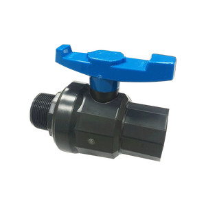 Vanne à boisseau sphérique électrique pneumatique en plastique PVC industriel, isolation ASTM 1784, cellule 12454-A, CPVC 23567-A, JIS BS NTP DIN ANSI - Product Image 2