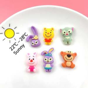 Simpatici ciondoli in resina con simulazione di Puppy cucciolo di cucciolo di cucciolo di piccolo uccello rana fai da te con animali fatti a mano in resina - Product Image 3