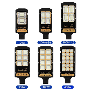 400W IP66 imperméabilisent la lumière solaire actionnée extérieure intégrée de réverbère solaire de LED - Product Image 5