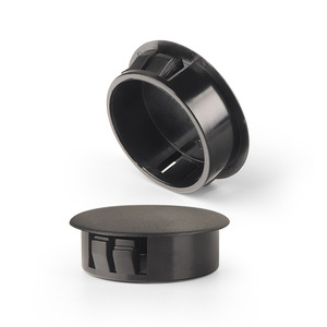Indeter Plastic Plug 20236.12 PVC <b>Waterproof</b> <b>Cable</b> End Cap For Low Voltage Distribution Box Black White Decorative Cover - Product Image 2