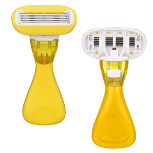 Beş bıçak tasarımı ile Mini kadın jilet, vücut epilasyon ve bakım için yağlayıcı şerit bayan tıraş aracı - Product Image 6