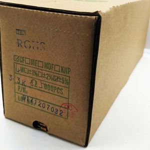 Manufacturer Direct CF1/4W-3.3Kohm5% T52 1/4W Resistors Carbon Film Resistors 3.3Kohm 5% 1/4W - Product Image 1