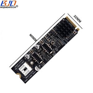 Dual 10 Гбит/с 2 USB 3,2 Type-E в NGFF M.2 NVME ключ-M интерфейсный адаптер ASM3142 с SATA 15Pin кабель питания - Product Image 4