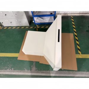 Hotte aspirante électrique domestique 48 pouces 1800 CFM personnalisable avec arrêt retardé, télécommande, 3 vitesses, filtre à déflecteurs, en acier inoxydable blanc - Product Image 2