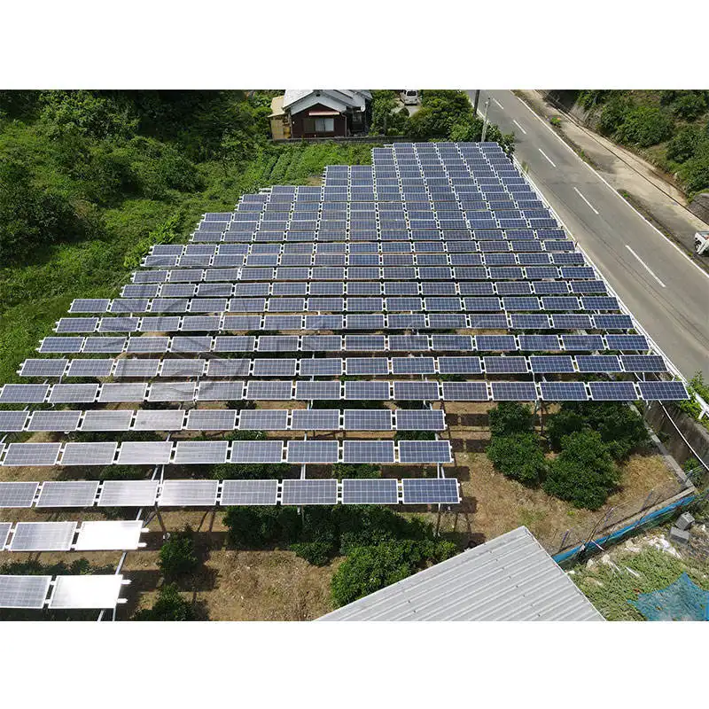 סין ייצור 1mw חווה סולארית מערכת חקלאית סולארית Pv הרכבה קרקע סוגר אלומיניום מחיר מפעל