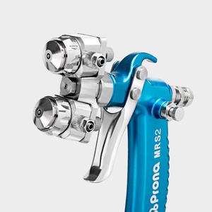 <span class=keywords><strong>Prona</strong></span> MRS2-2R 1.3mm Double Buse Chrome Pistolet Double Tête Air Revêtement Pistolet, HVLP Haute Pression Nano Chrome Peinture Pistolet - Product Image 1