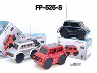Auto-förmiger BT-Lautsprecher Tragbares Radio mit Solarpanel USB TF-Kartensteckplatz für Outdoor- und Heimgebrauch