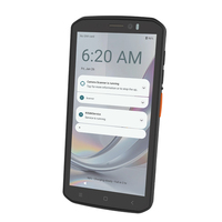 Lecteur de codes-barres portable Android 14.0 de 5,45 pouces, scanner 2D QR 4G NFC, collecteur de données robuste IP68 64 Go pour entrepôt logistique