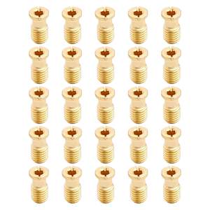 Tornillos de anclaje para cubiertas de piscina Swimcare de latón, rosca gruesa de 9/16 pulgadas para cubiertas de hormigón y adoquines, acabado pulido - Product Image 2