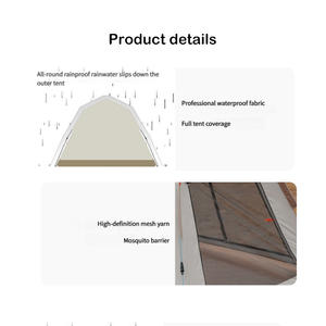 Vente en gros <span class=keywords><strong>tente</strong></span> <span class=keywords><strong>de</strong></span> <span class=keywords><strong>camping</strong></span> 3 places <span class=keywords><strong>tente</strong></span> <span class=keywords><strong>de</strong></span> <span class=keywords><strong>camping</strong></span> automatique tissu Oxford imperméable protection solaire automatique pour les activités <span class=keywords><strong>de</strong></span> plein air - Product Image 3