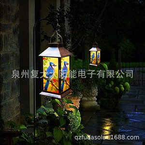 Lámpara Solar LED con Forma de Pájaro Azul, Resistente al Agua, para Jardín Exterior, Alimentada por Energía Solar - Product Image 3