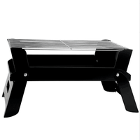 Grilles de barbecue portables en acier inoxydable Grilles de camping pliables en plein air au charbon de bois
