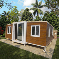 Maison préfabriquée modulaire en conteneur de 20 pieds et 40 pieds en Chine, maison préfabriquée pliable avec 2, 3 ou 4 chambres, cuisine, conteneur habitable à vendre