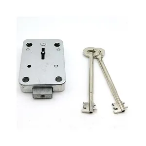 Factory direct supply mechanical double bit key lock with 120mm key length for safe box