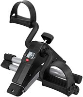 Ejercitador de Pedal plegable para adultos y ancianos, bicicleta de escritorio con Monitor LCD para piernas y brazos, ejercicio en casa y oficina