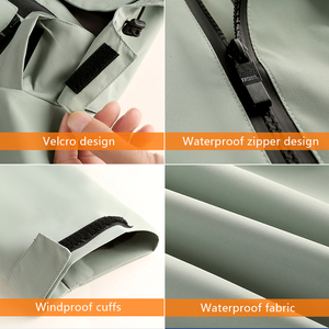 방풍 야외 지붕 윈드 브레이커 야외 하이킹 도매 Hsportumen 여성 로고 실행 집업 스포츠 겨울 - Product Image 6