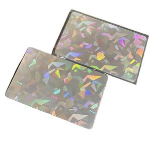 Carte de visite NFC en PVC GSC avec mon logo, cartes PVC vierges imprimables, cartes CR80 simples avec superposition holographique - Product Image 1