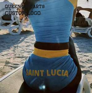 Fabricants de vêtements personnalisés <span class=keywords><strong>2024</strong></span> <span class=keywords><strong>Football</strong></span> Cheer Shorts pour femmes respirant OEM pays chaud impression nœud bouton fleur fourrure - Product Image 1