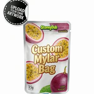 Sachets Doypack Personnalisés Mylar Cerise & Agrumes - <span class=keywords><strong>Sacs</strong></span> Refermables de Qualité Alimentaire pour Poudres Comestibles et Boissons - Product Image 2