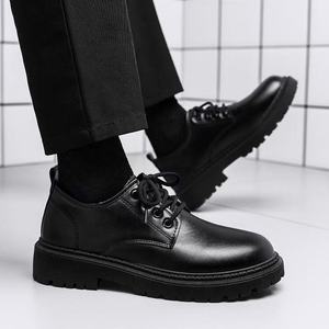 Mocasines de Negocios para Hombre, Parte Superior de PU, Antideslizantes, Elegantes, Zapatos de Oficina, Impermeables, Cómodos, para Todas las Temporadas, Suela Antideslizante - Product Image 3