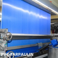 Nouvelle bâche imperméable vinyle étang rouleau PVC enduit tissu industriel bâche pour la pisciculture