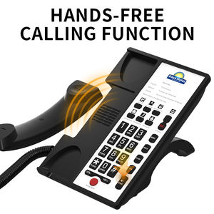 Téléphone de chambre d'hôtel Sachikoo ACE-8906 avec LAN filaire et boutons en silicone super tactiles - Product Image 5