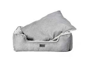 Haustierbett aus europäischer Herstellung, personalisierbar, neu eingetroffen, superweiches, graues Luxus-Haustiersofa, Hundebetten - Product Image 3