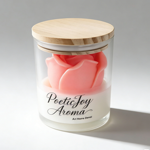 Bougie en cire de soja parfumée aux fleurs, bougie d'aromathérapie sans fumée pour la décoration de la maison, cadeau idéal pour les mariages et les fêtes - Product Image 1