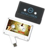 Cassette usb avec logo personnalisé, support à mémoire de 8 go 16 go 32 go 64 go 128 go, lecteur flash avec boîte en plastique