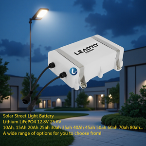 Lampu Jalan tenaga surya tahan air baterai Lithium 12V 24V 60Ah 80AH 100AH Li-ion LiFePO4 paket baterai untuk lampu LED tenaga surya luar ruangan - Product Image 4