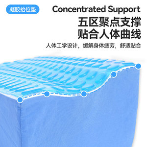 Coussin de positionnement triangulaire pour membres supérieurs, en éponge haute densité, anti-escarres, pour soins infirmiers - Product Image 4