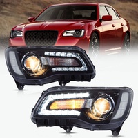 Phare avant JC Upgrade Factory Wholesale 2011-2023 avec projecteur de faisceau et clignotant pour Chrysler 300/300C DRL